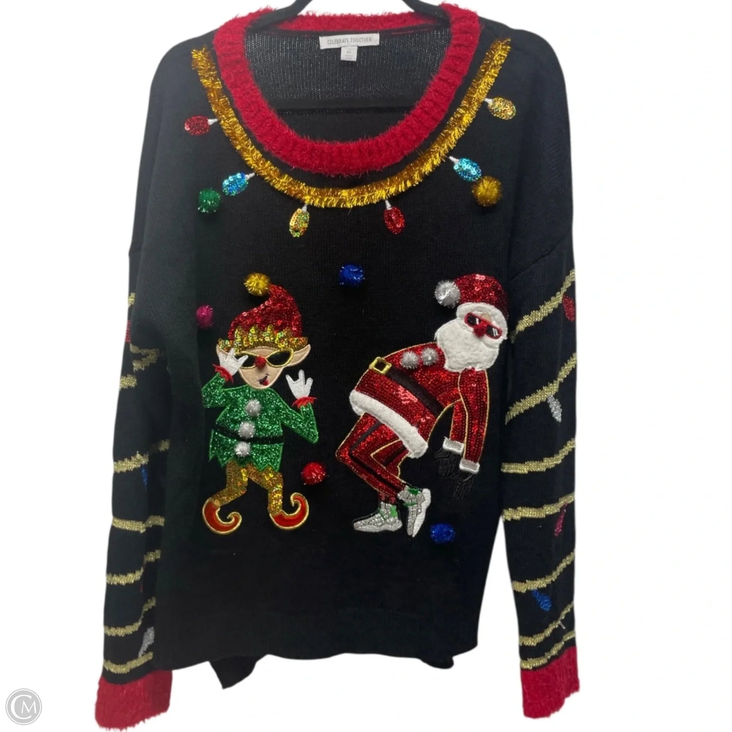 Sweater By Celebrate Together In Multi-colored, Size: Xl