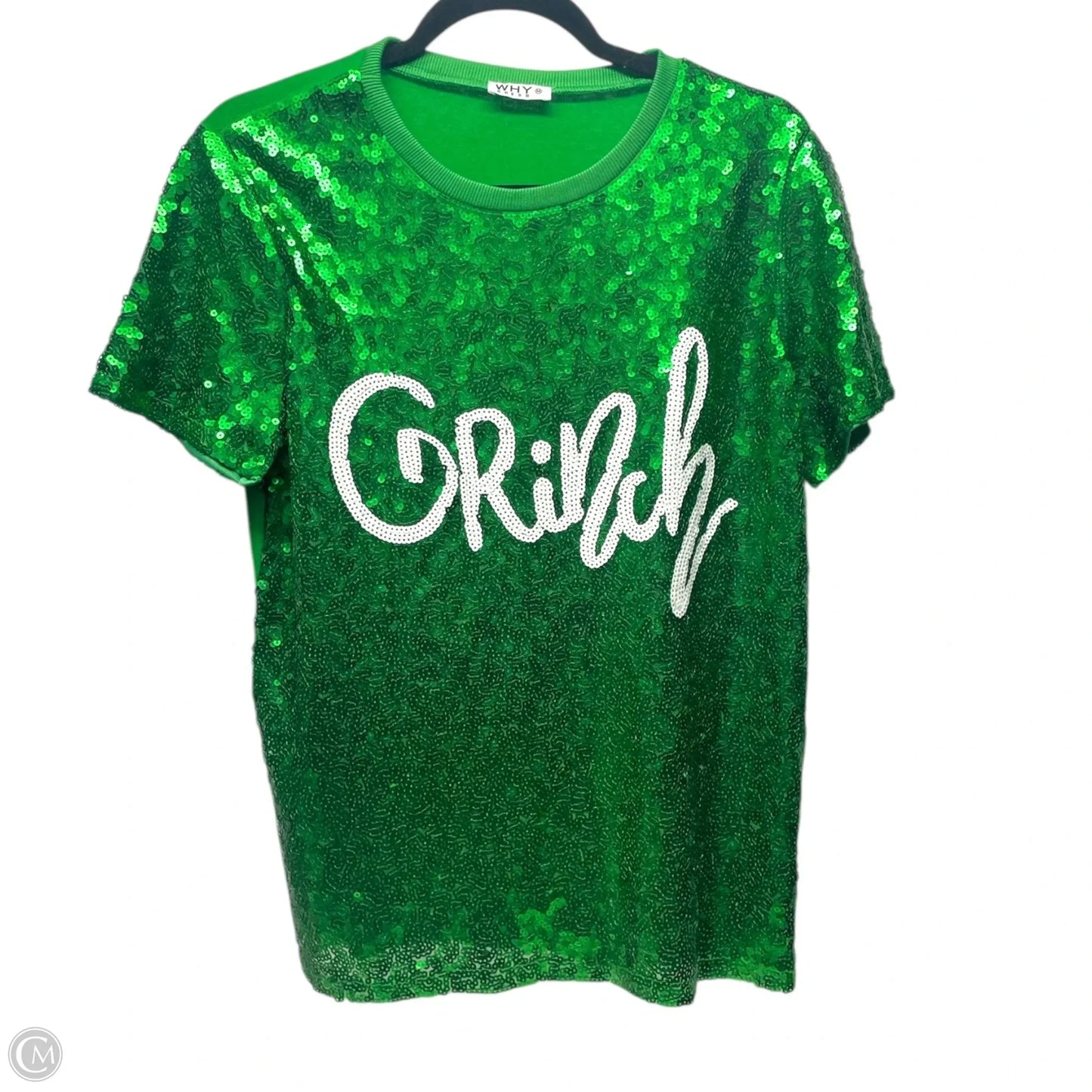 Top Short Sleeve By Why Dress In Green, Size: M