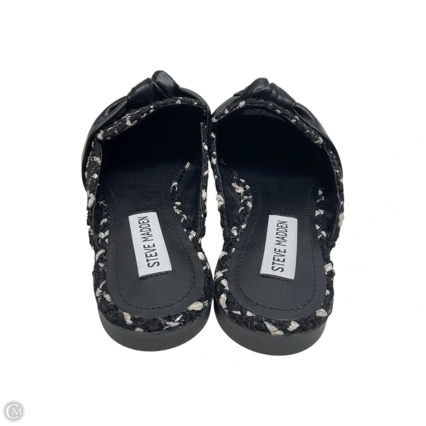 Shoes Flats By Steve Madden In Black & Cream, Size: 6.5