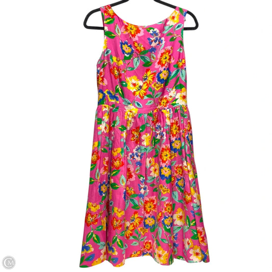 Dress Designer By Kate Spade In Floral Print, Size: 10p