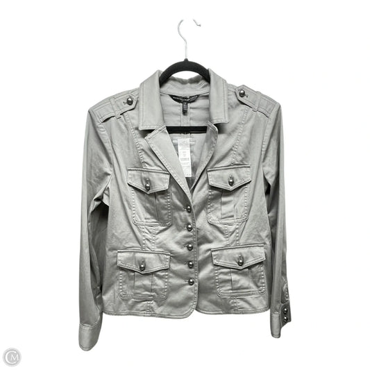 Jacket Utility By White House Black Market In Grey, Size: 14