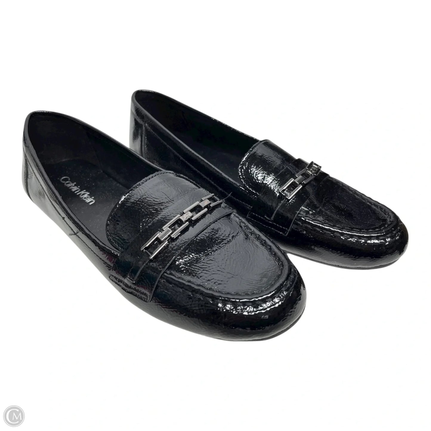 Shoes Flats By Calvin Klein In Black, Size: 8.5