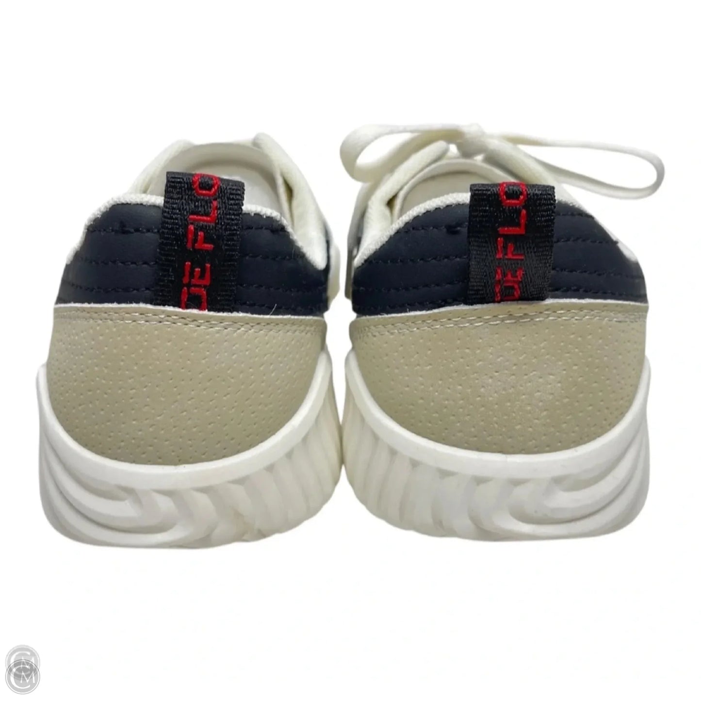 Shoes Sneakers By Clothes Mentor In Black & Cream, Size: 8.5