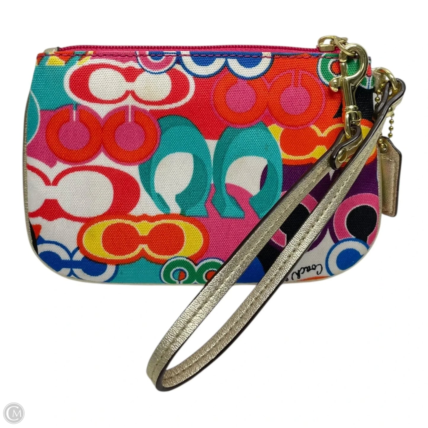 Wristlet Designer By Coach, Size: Small