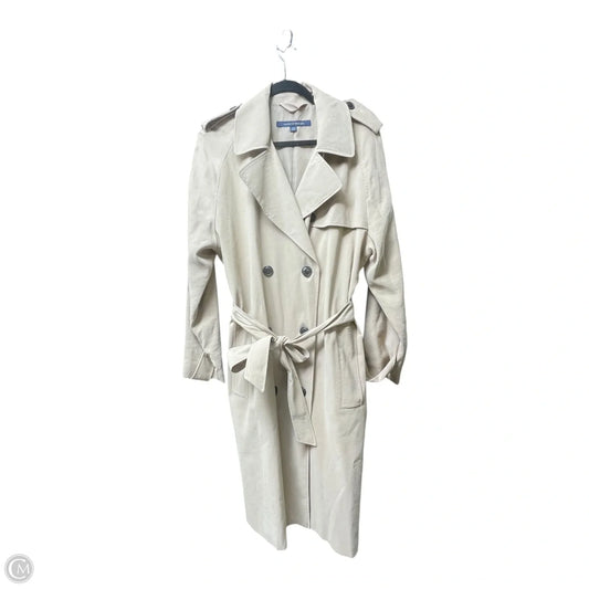 Coat Trench Coat By Tommy Hilfiger In Tan, Size: L