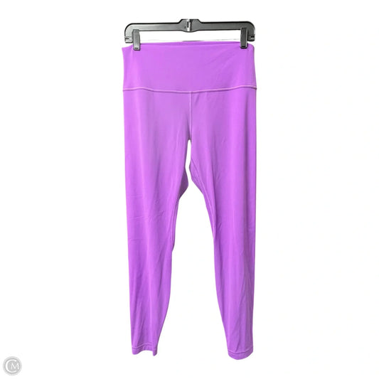 Athletic Leggings By Lululemon In Purple, Size: 12