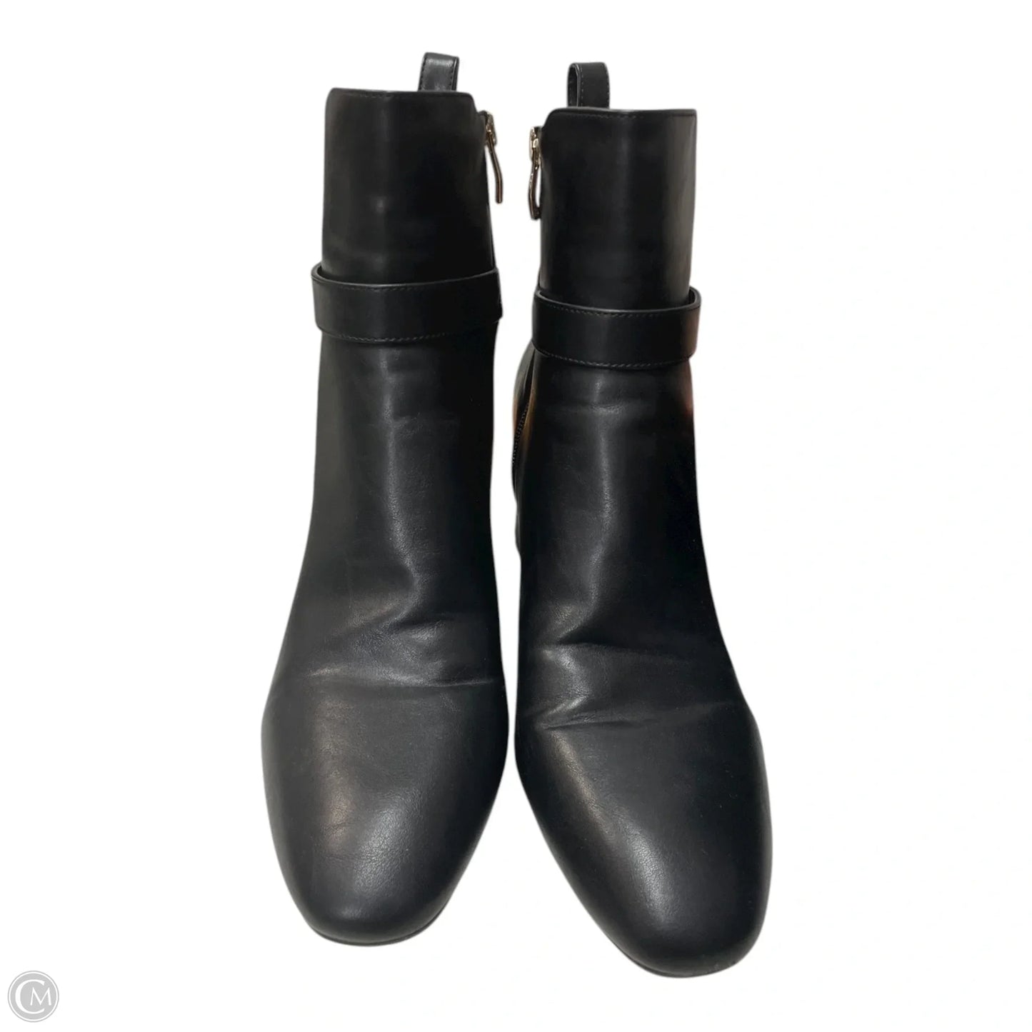 Boots Ankle Heels By Liz Claiborne In Black, Size: 9.5