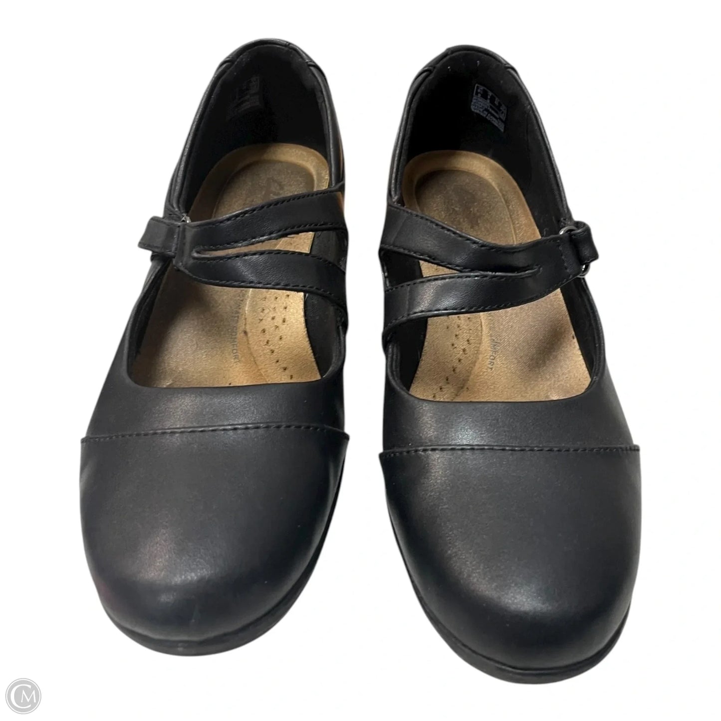 Shoes Heels Block By Clarks In Black, Size: 6.5