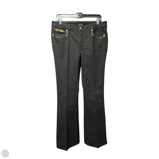 Jeans Boot Cut By Cache In Black, Size: 10