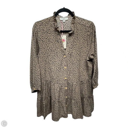 Top 3/4 Sleeve By Entro In Animal Print, Size: M