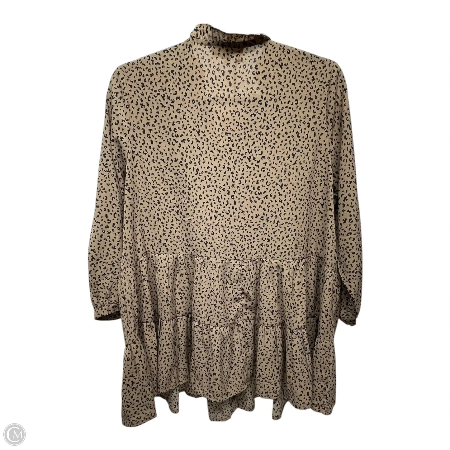 Top 3/4 Sleeve By Entro In Animal Print, Size: M