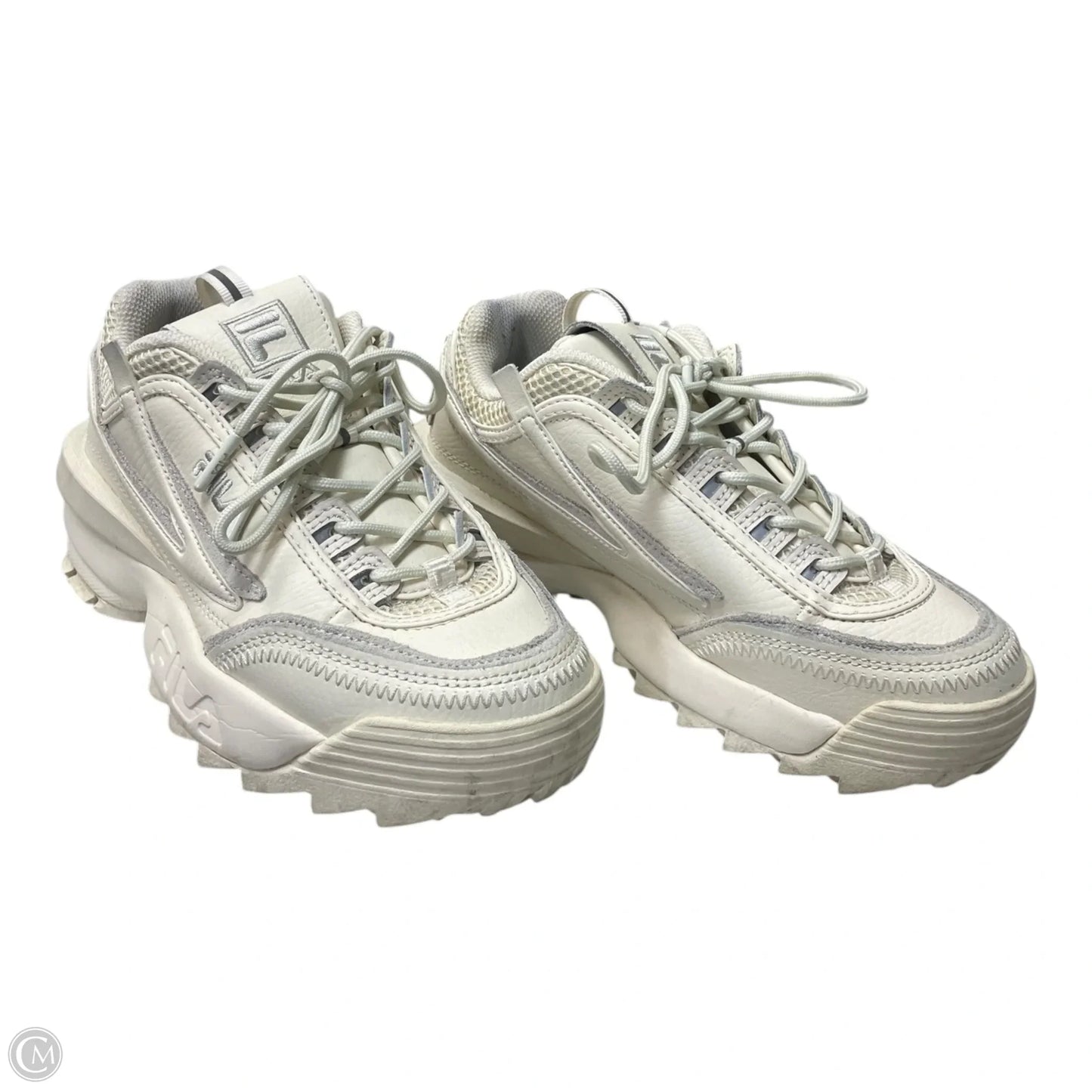 Shoes Sneakers By Fila In Cream, Size: 7