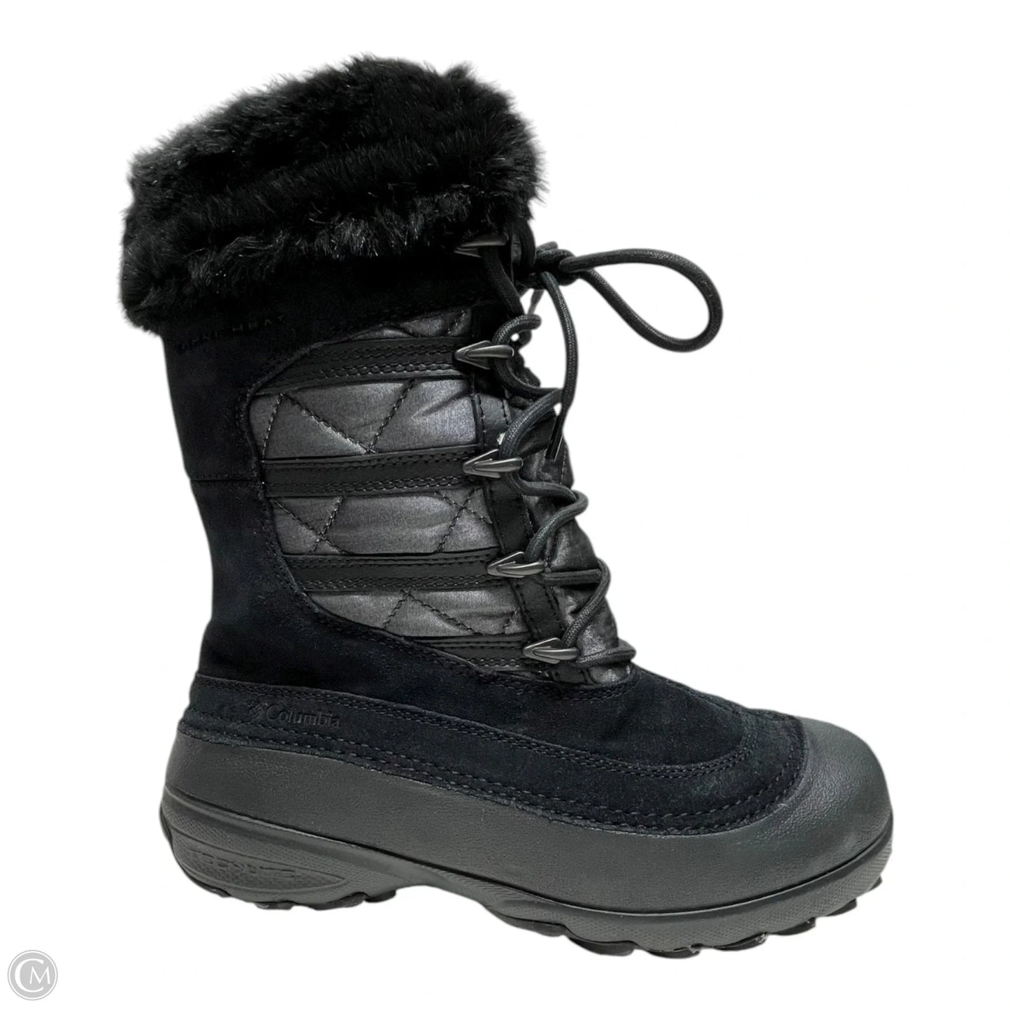 Boots Snow By Columbia In Black, Size: 7