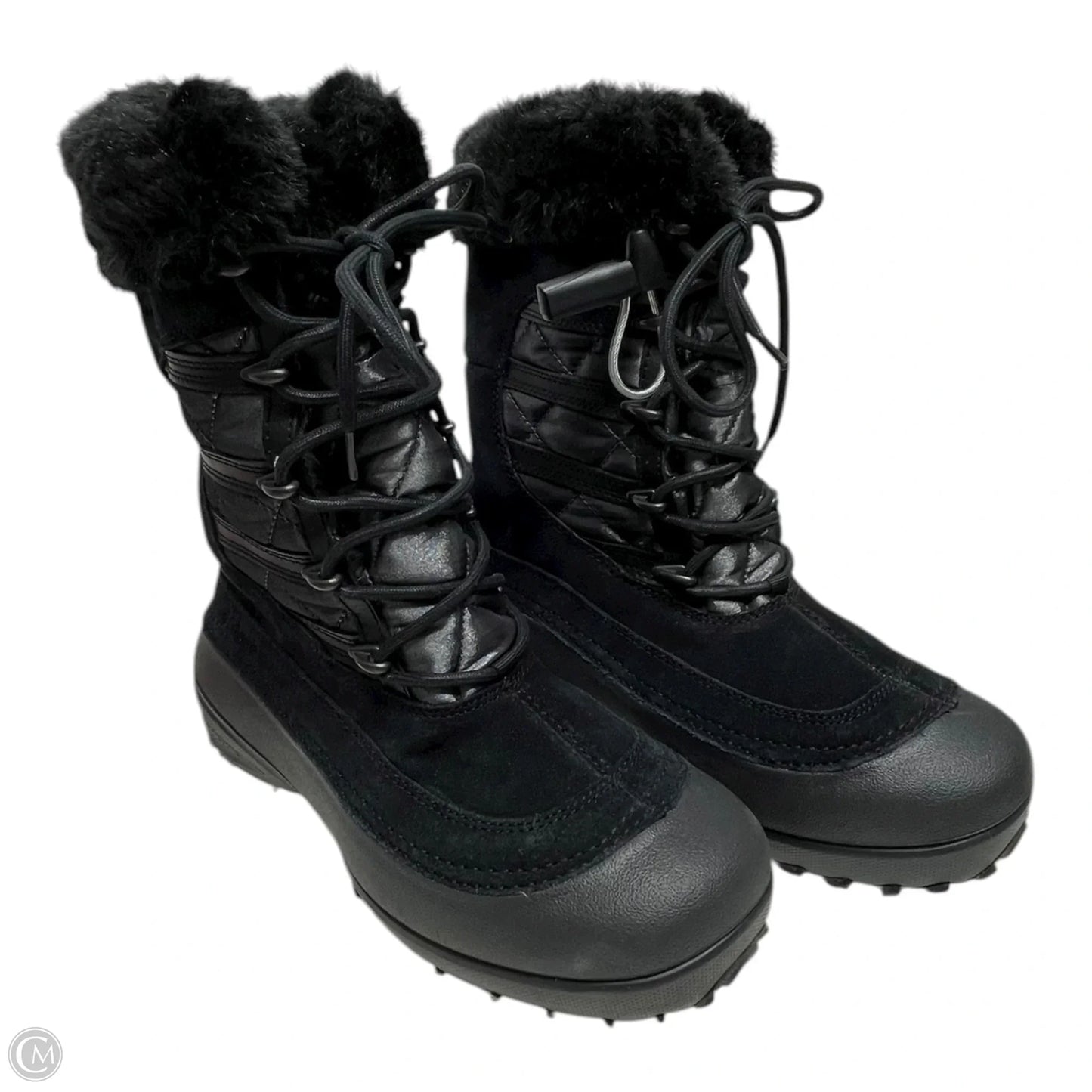Boots Snow By Columbia In Black, Size: 7