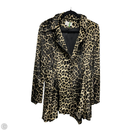 Blazer By Alberto Makali In Animal Print, Size: 6