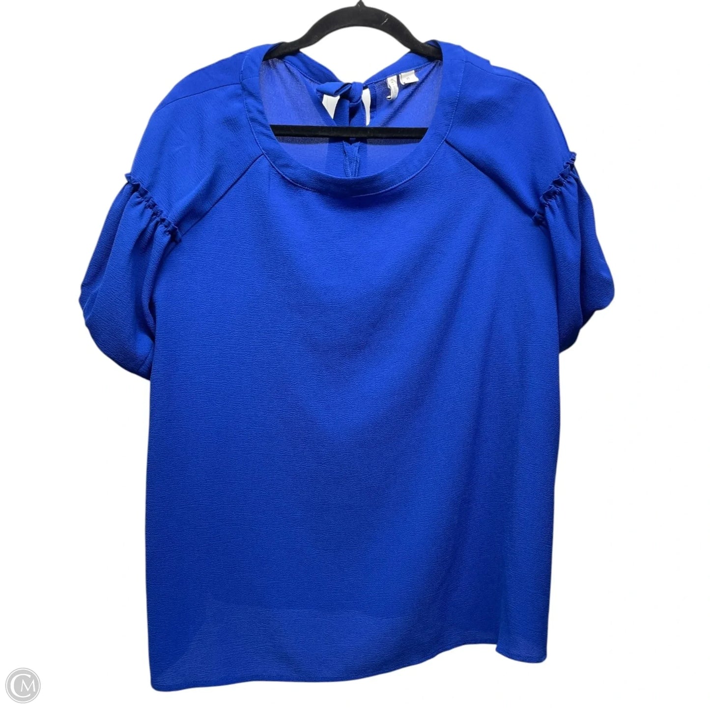 Top Short Sleeve By Cato In Blue, Size: Xl