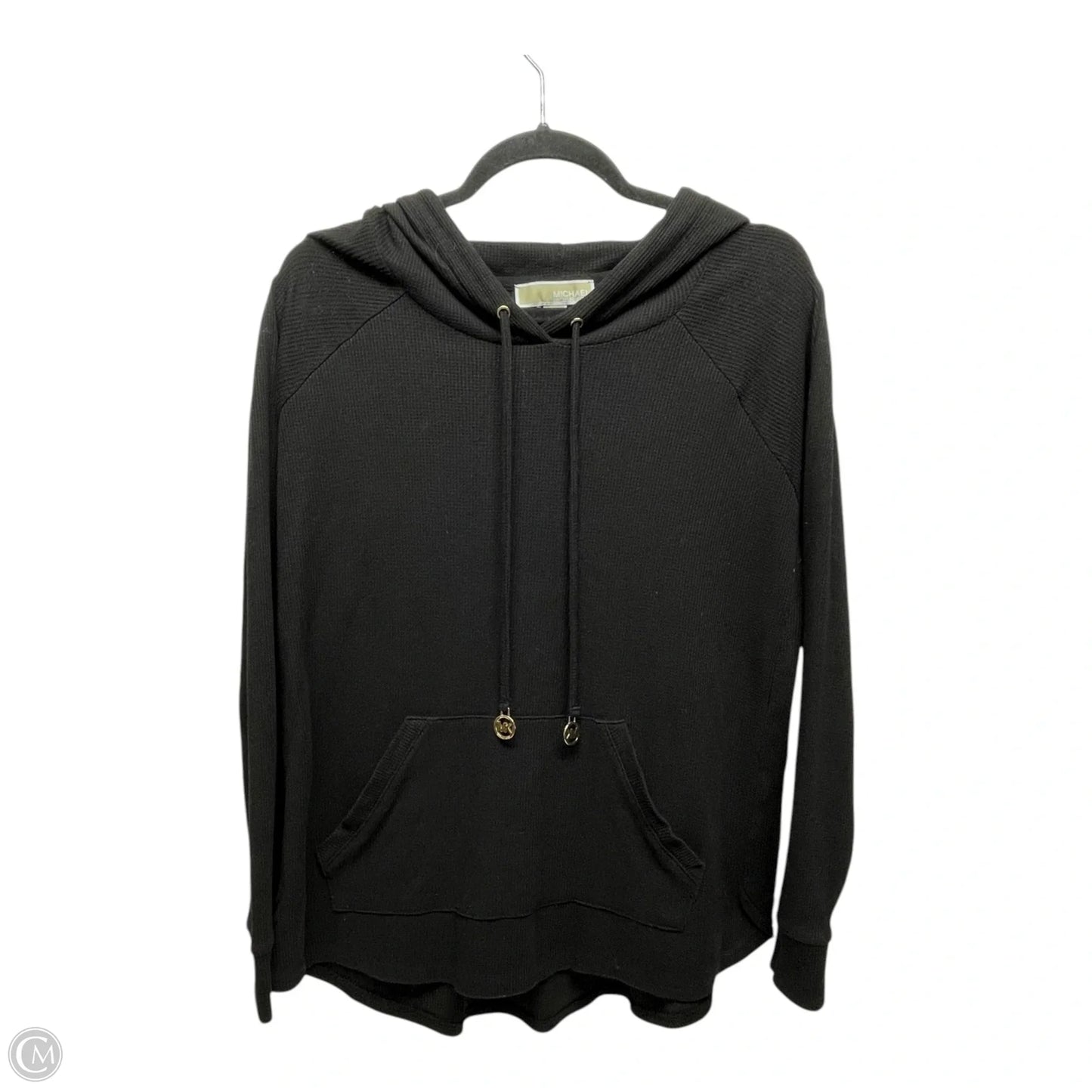 Sweatshirt Hoodie By Michael By Michael Kors In Black, Size: L