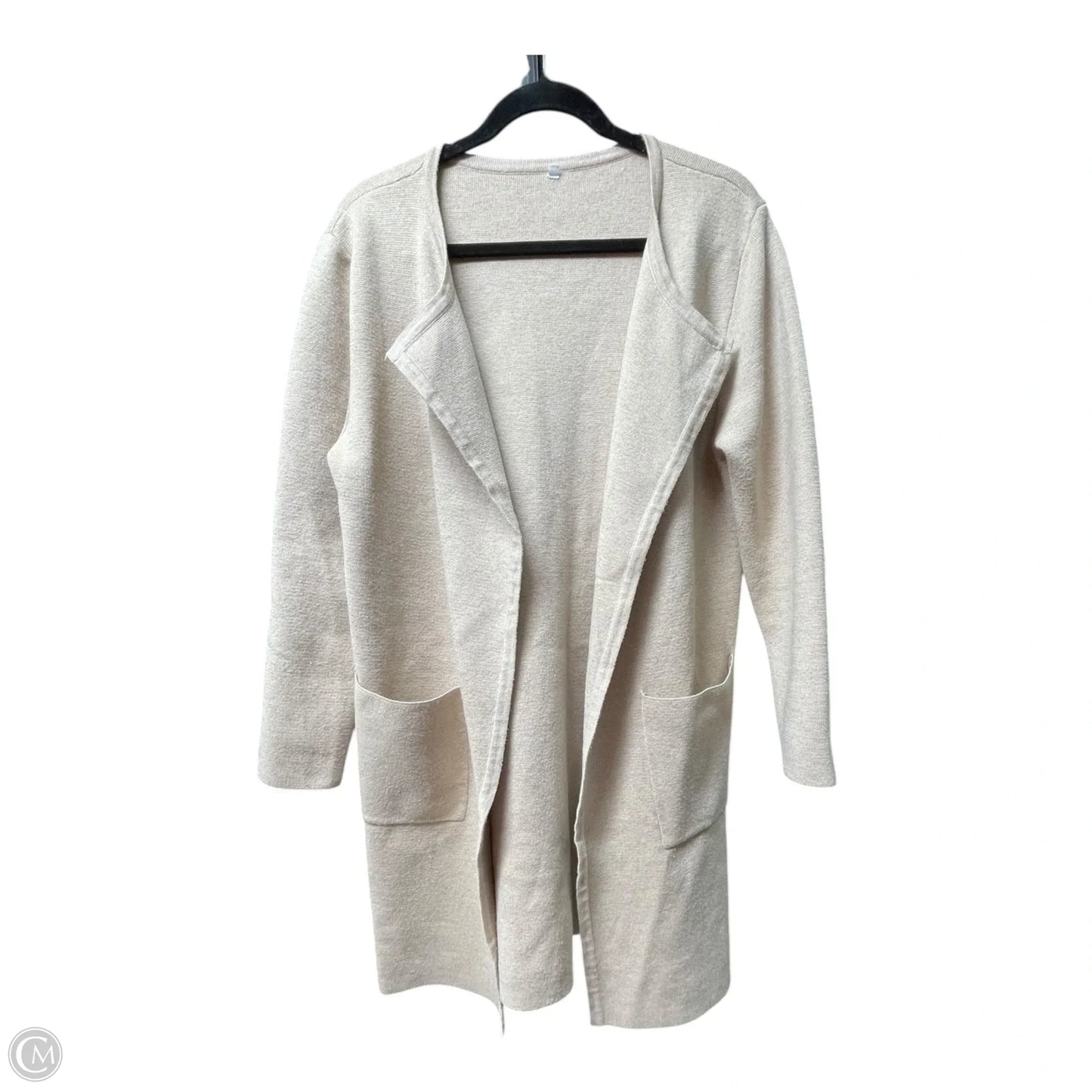 Cardigan By Clothes Mentor In Tan, Size: L