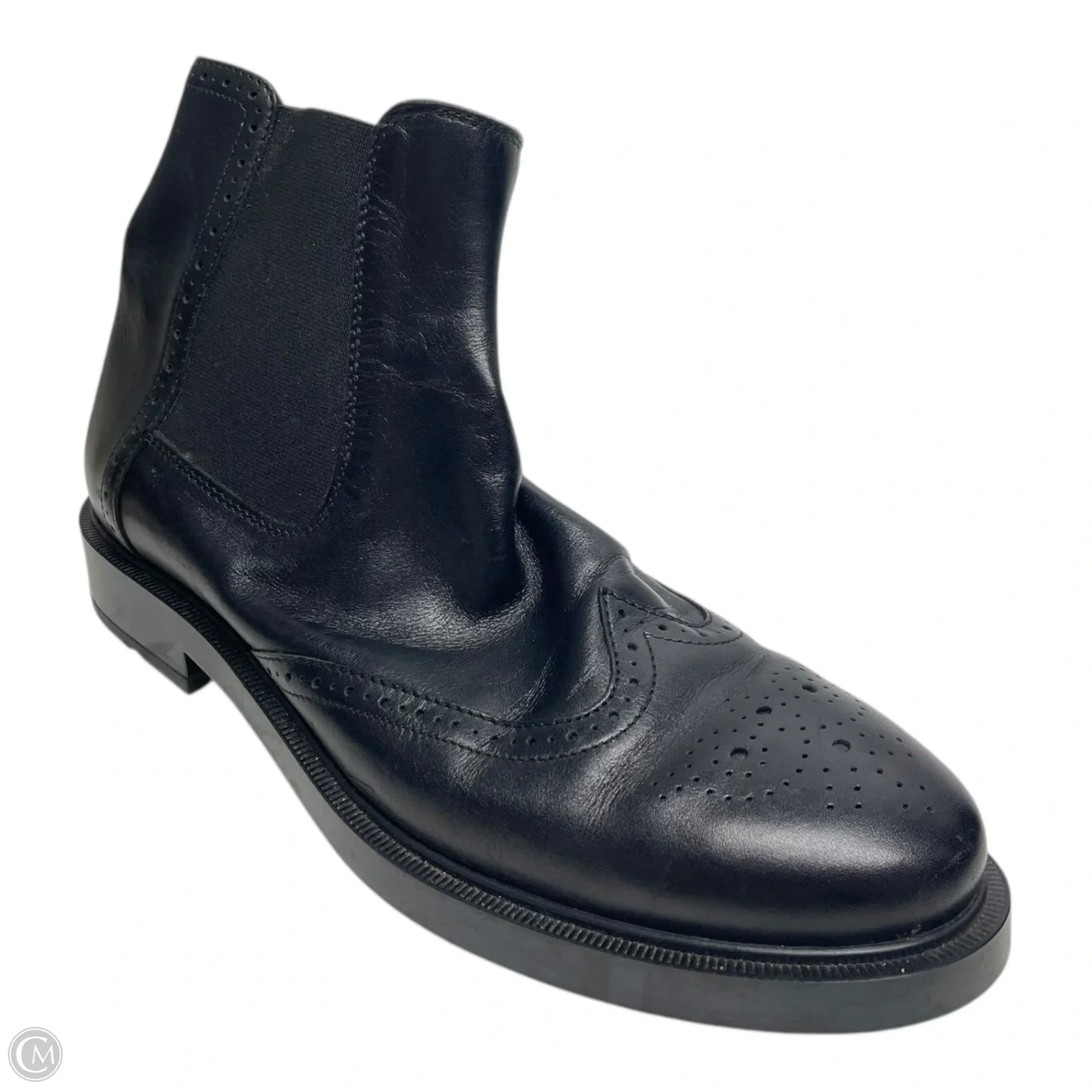 Boots Luxury Designer By Tods In Black, Size: 9