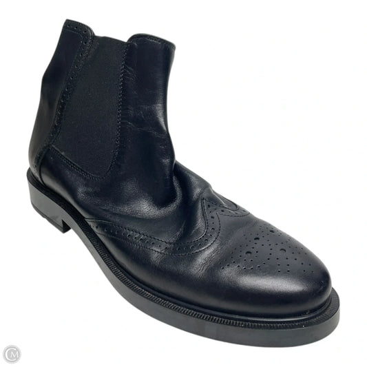 Boots Luxury Designer By Tods In Black, Size: 9