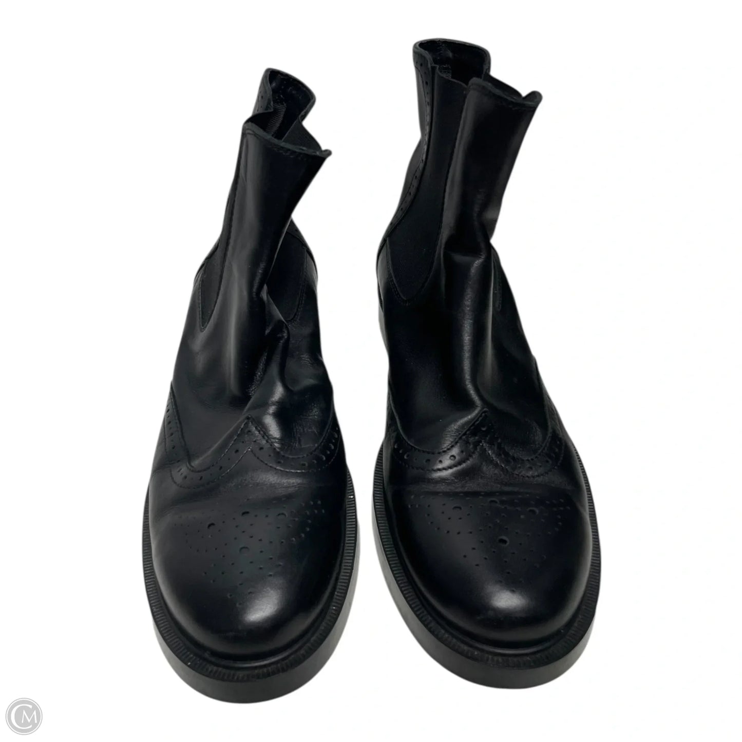 Boots Luxury Designer By Tods In Black, Size: 9