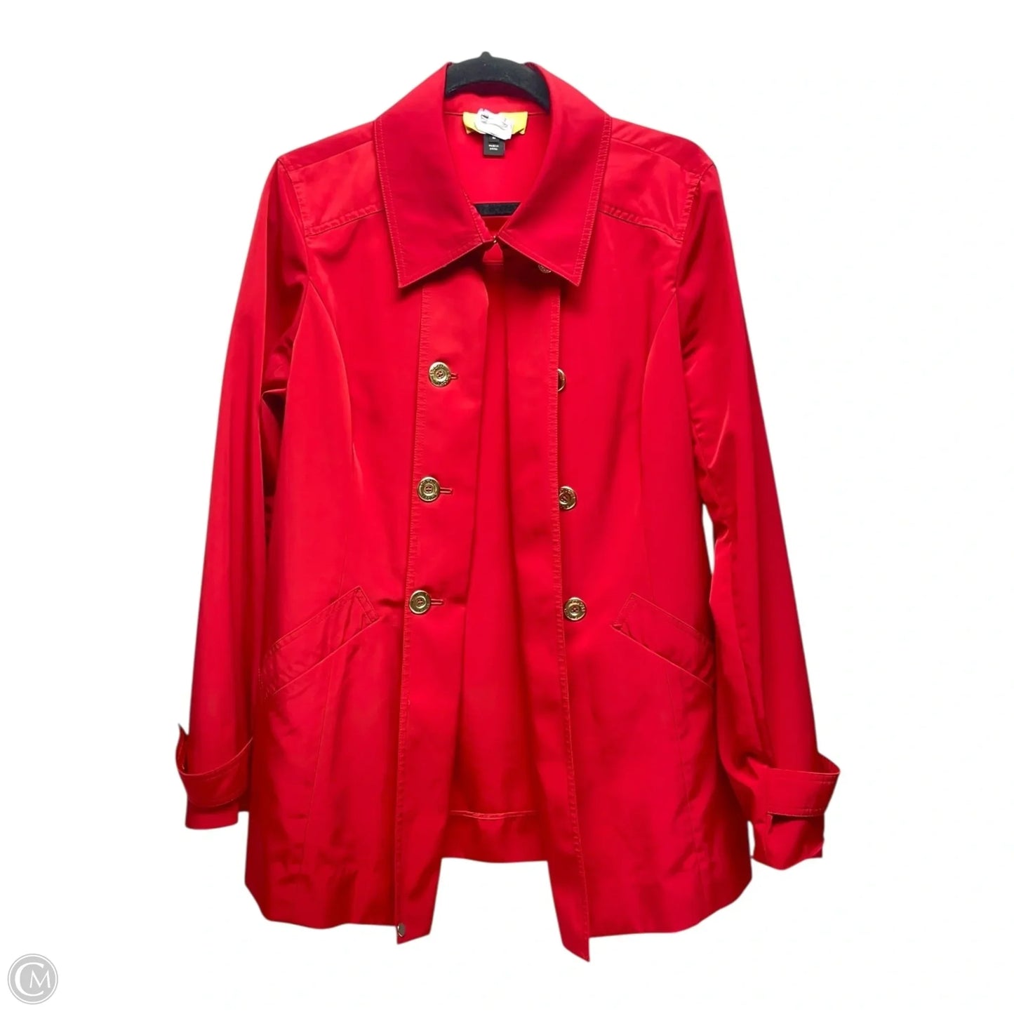 Jacket Luxury Designer By St John Collection In Red, Size: M