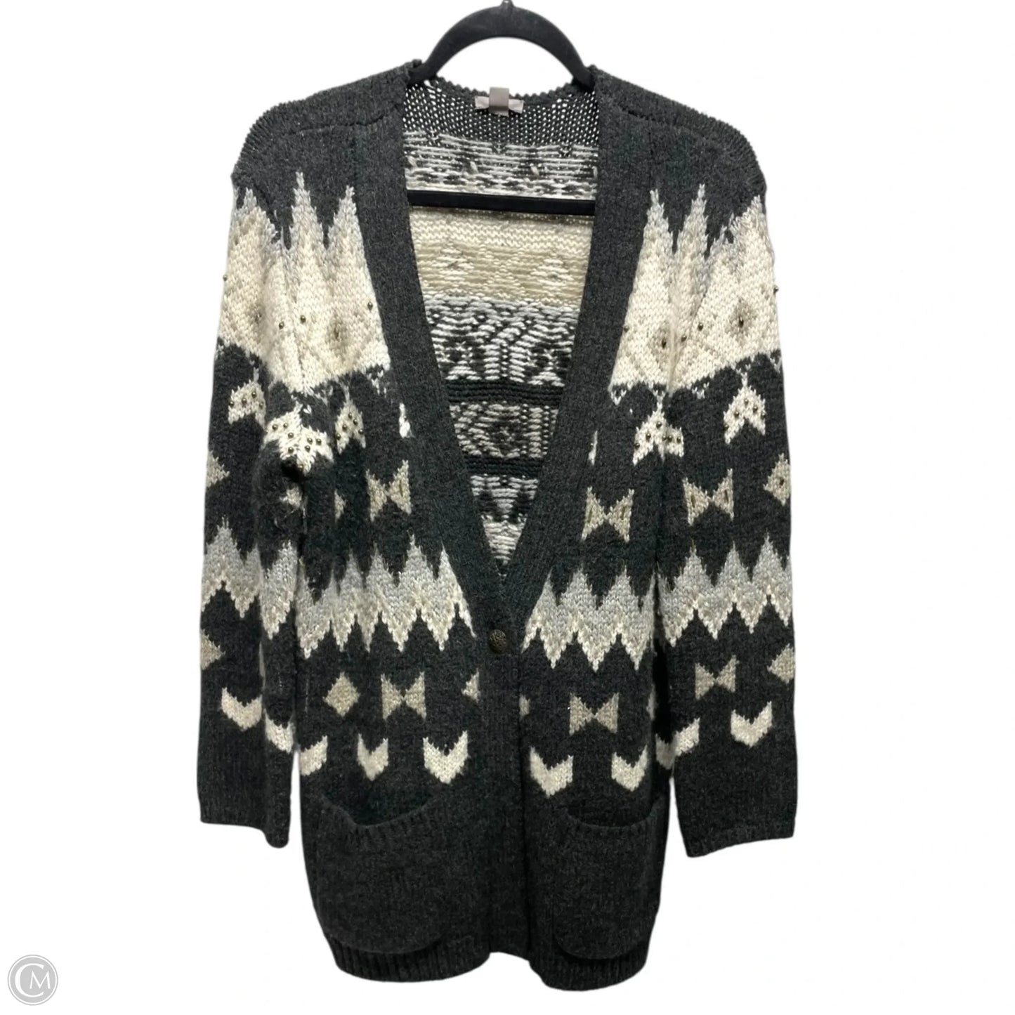 Cardigan By J. Jill In Multi-colored, Size: M