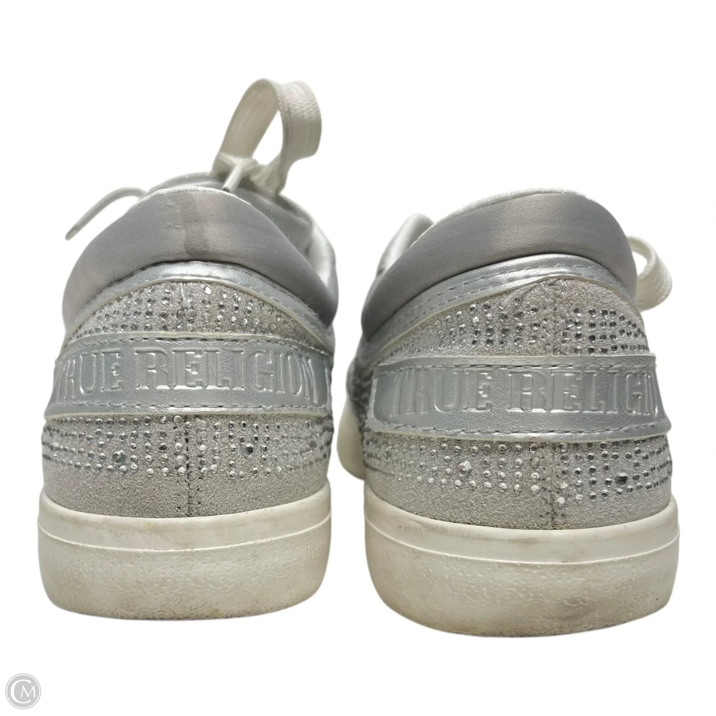Shoes Sneakers By True Religion In Silver, Size: 8