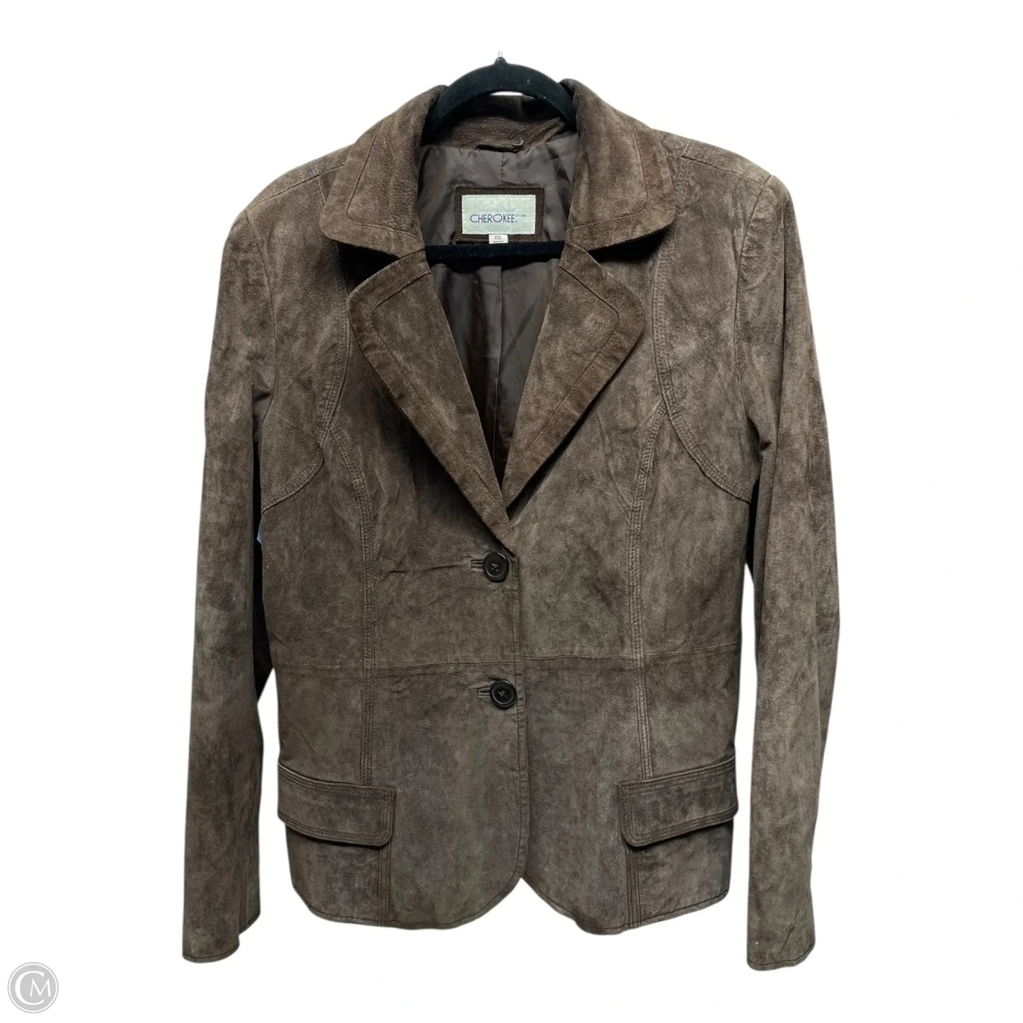 Blazer By Cherokee In Brown, Size: Xxl