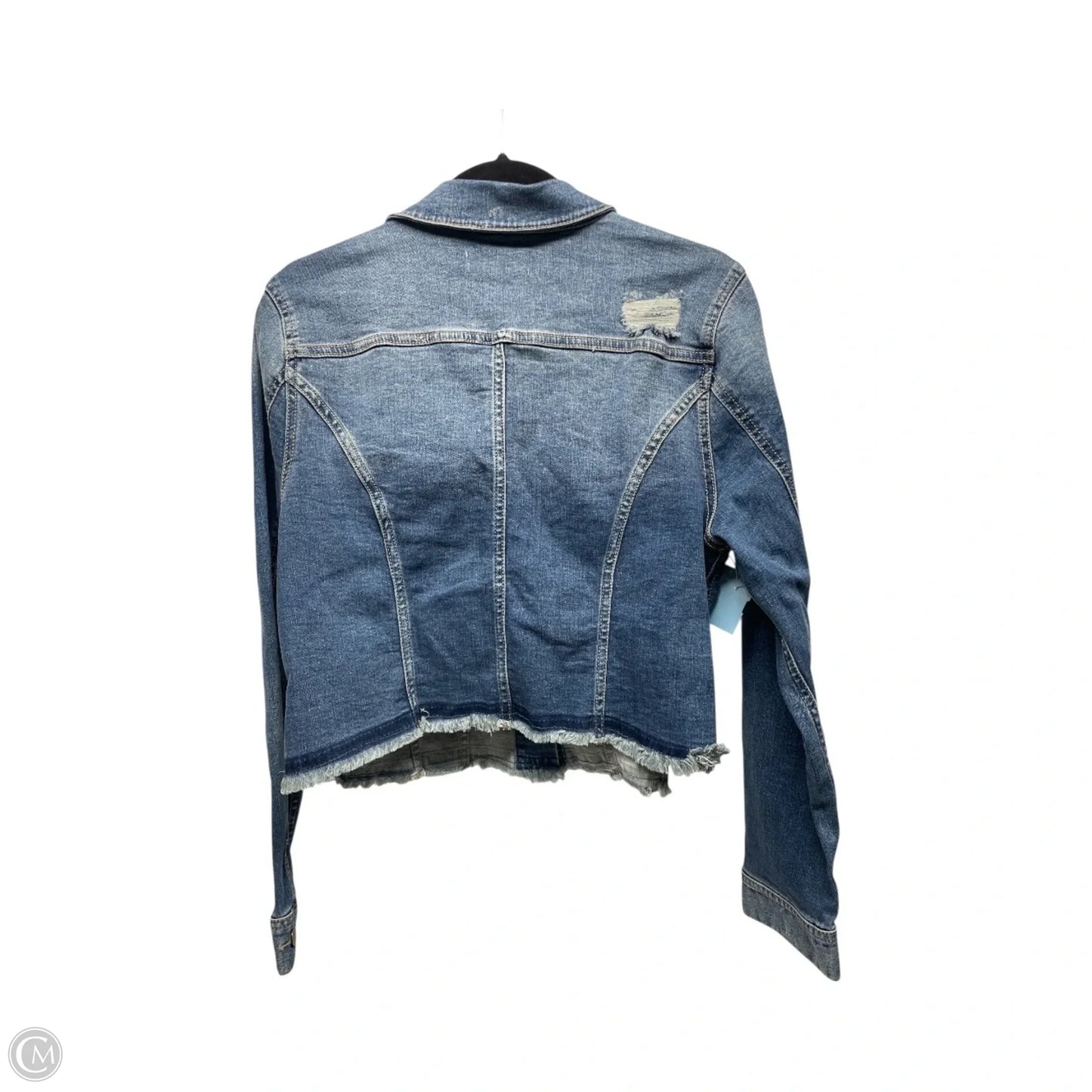 Jacket Denim By Jessica Simpson In Blue Denim, Size: L