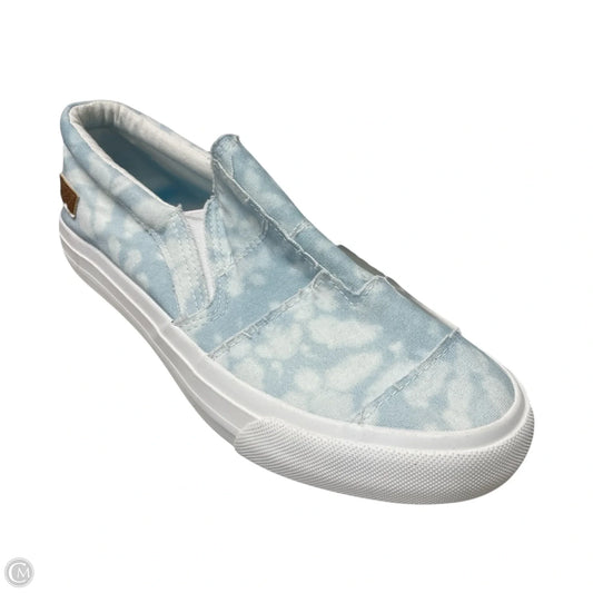 Shoes Flats By Blowfish In Blue & White, Size: 9