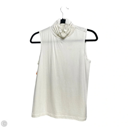 Top Sleeveless By Clothes Mentor In Cream, Size: S