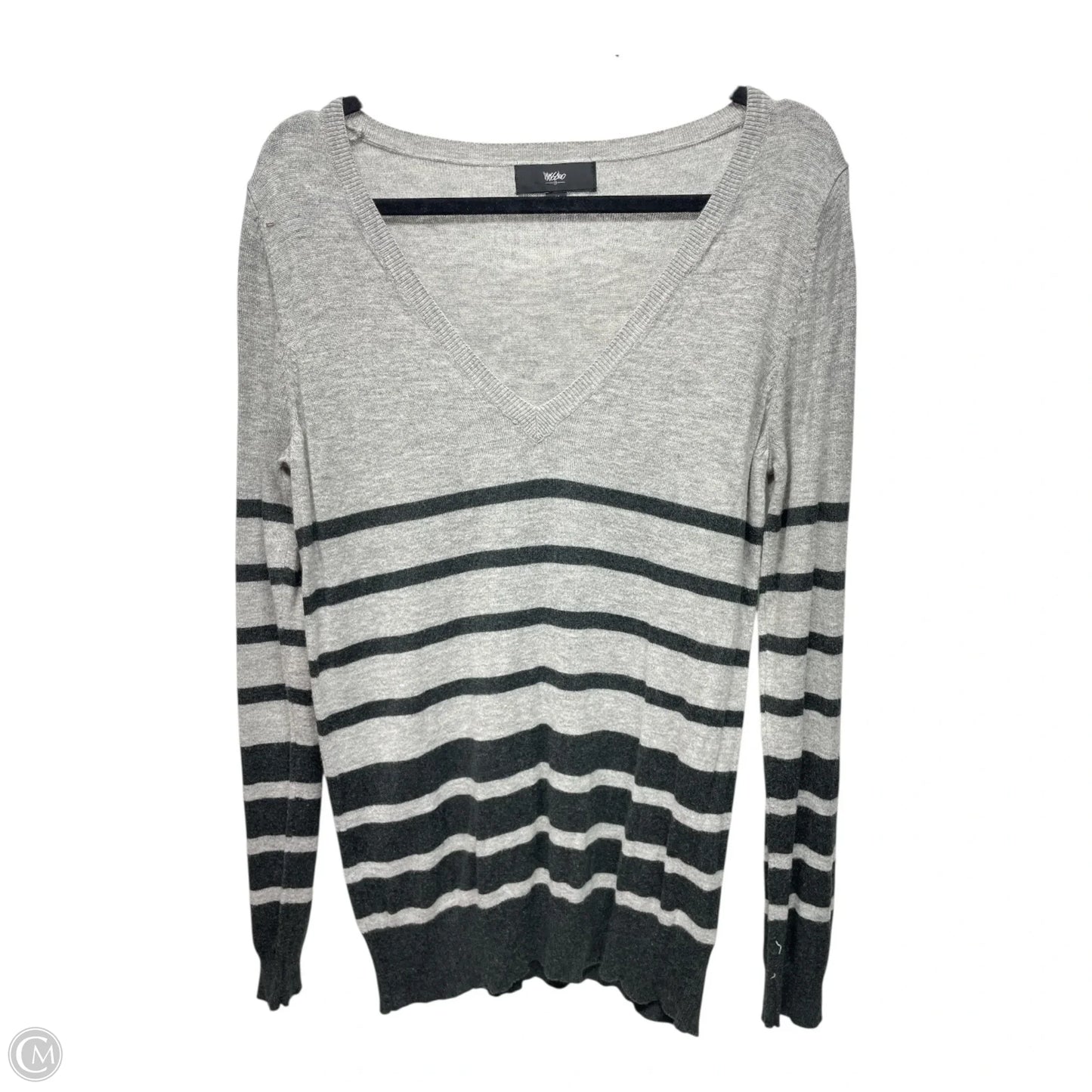 Sweater By Mossimo In Striped Pattern, Size: L