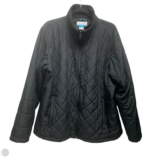 Jacket Puffer & Quilted By Columbia In Black, Size: 2x