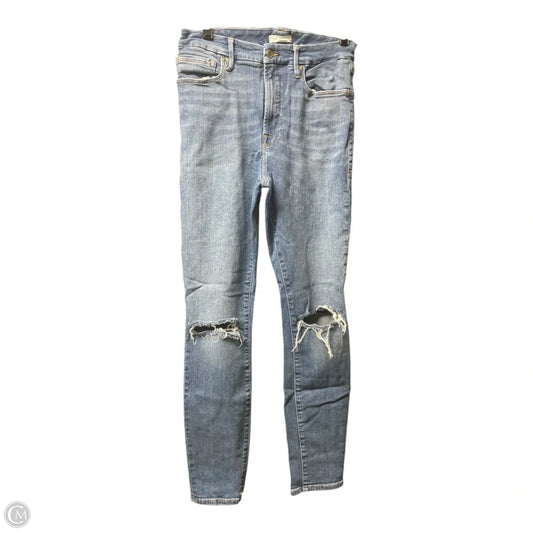 Jeans Skinny By Good American In Blue Denim, Size: 10