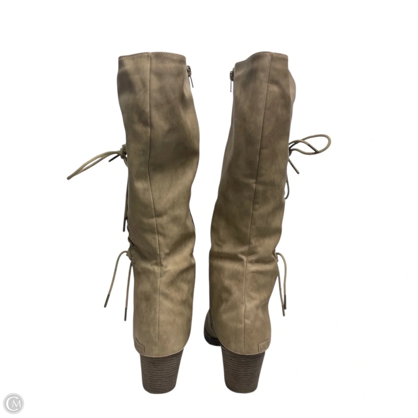 Boots Mid-calf Heels By Muk Luks In Tan, Size: 8.5