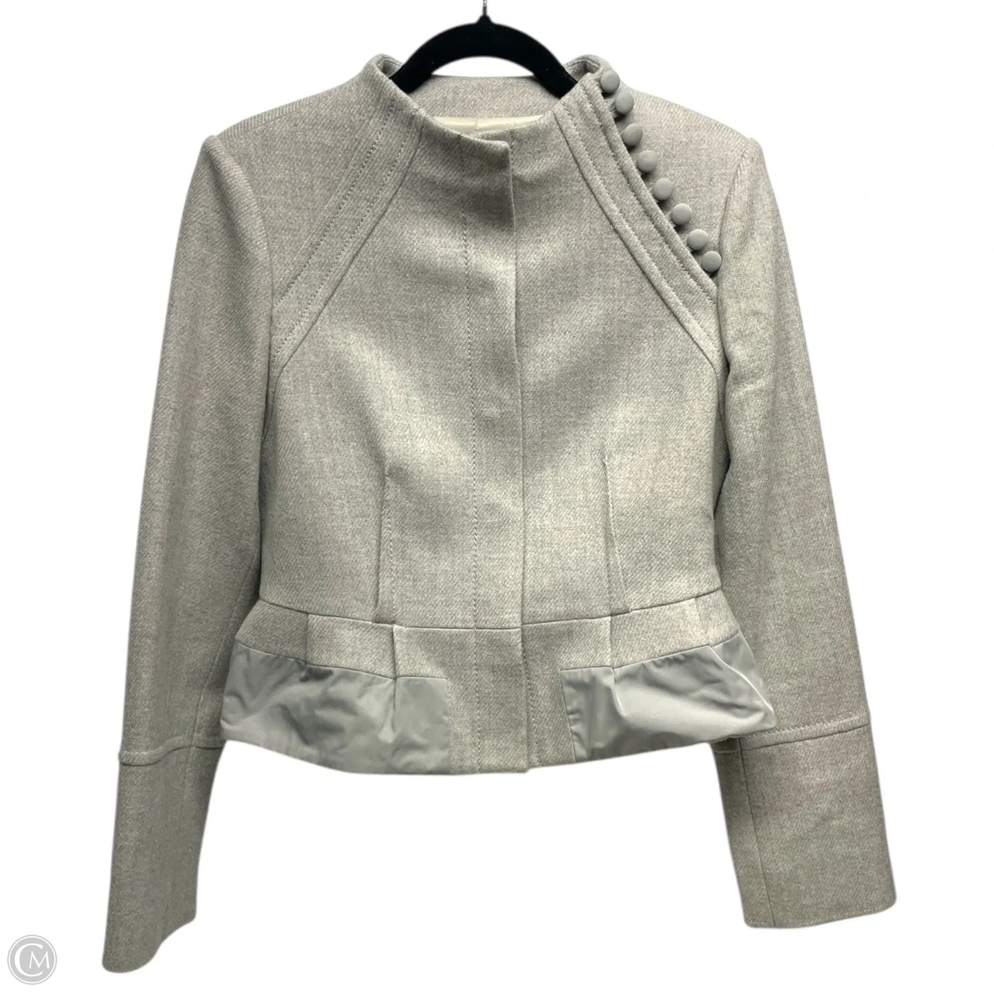 Jacket Other By Bcbgmaxazria In Grey, Size: S
