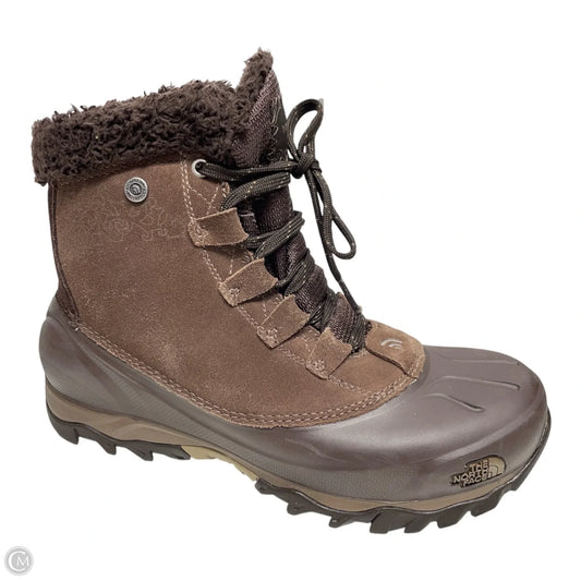 Boots Snow By The North Face In Brown, Size: 9