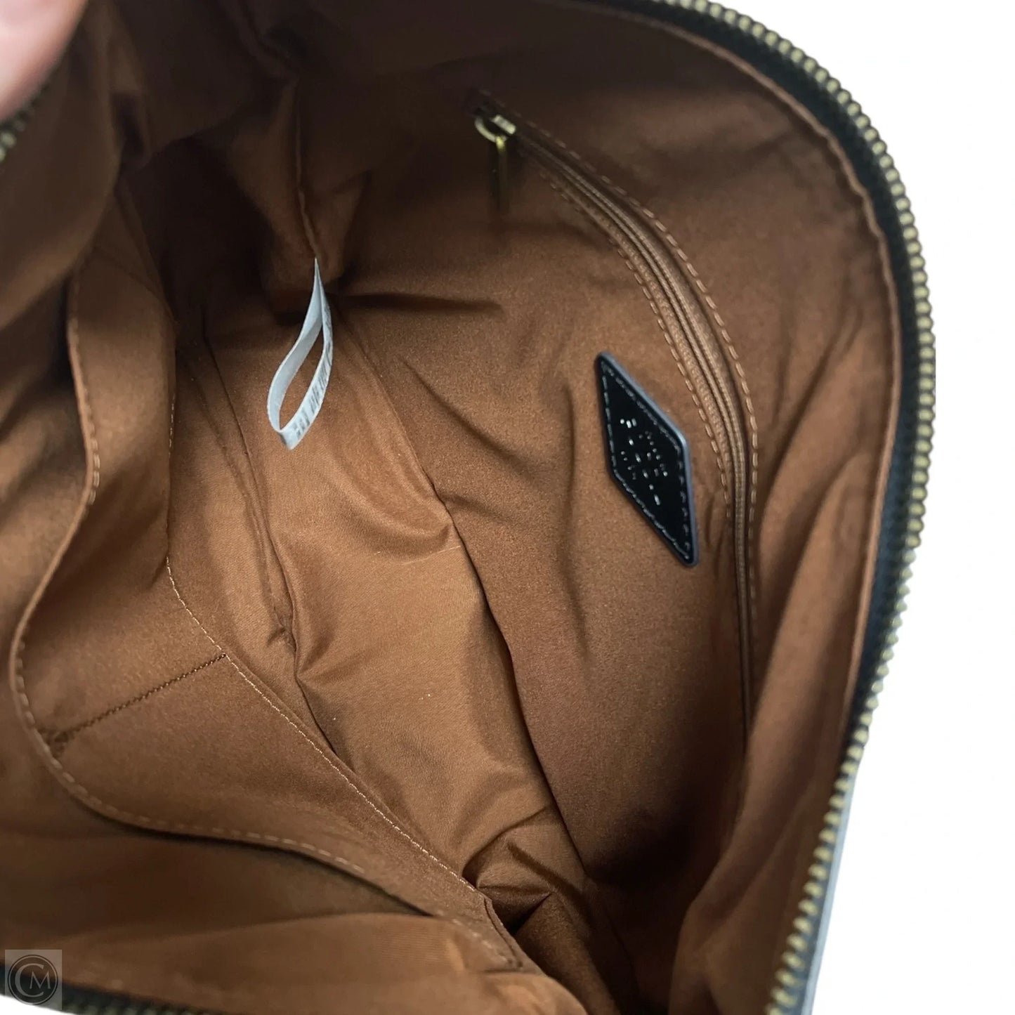 Handbag Leather By Fossil, Size: Small