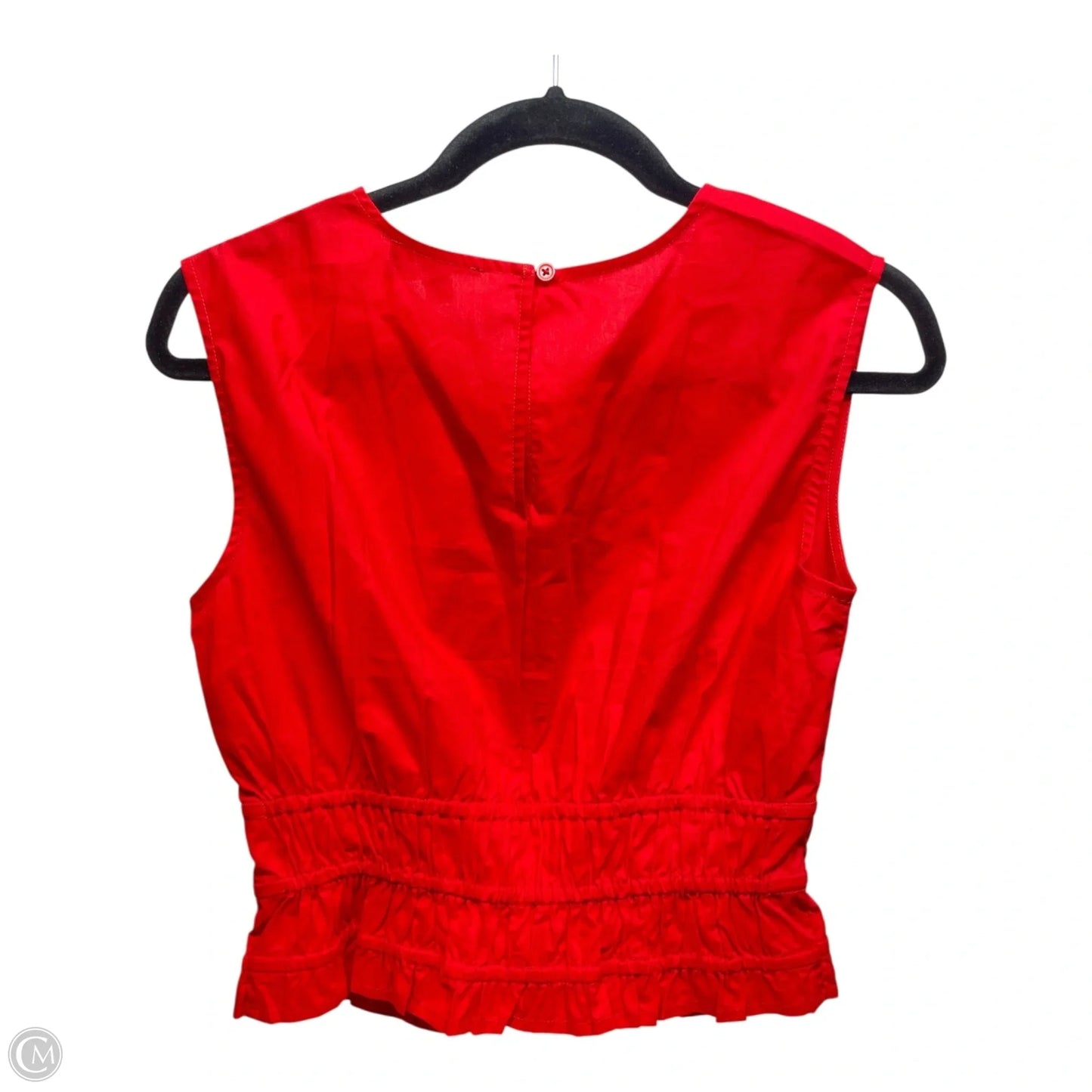 Top Sleeveless By J. Crew In Red, Size: Xs
