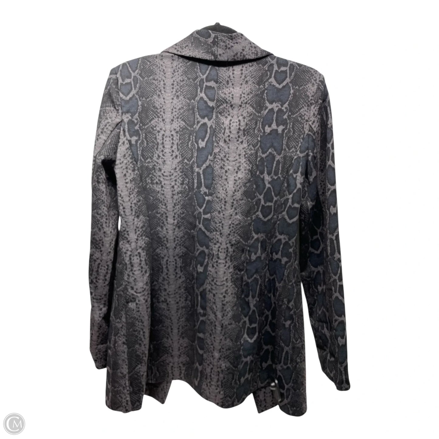 Blazer By Bagatelle In Snakeskin Print, Size: S