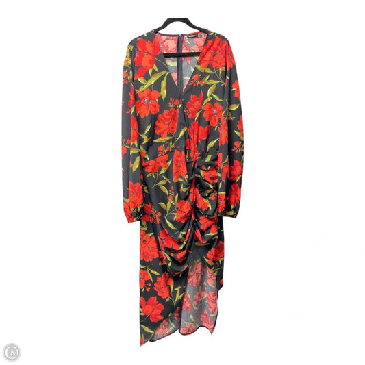Dress Casual Maxi By Boohoo Boutique In Floral Print, Size: 3x