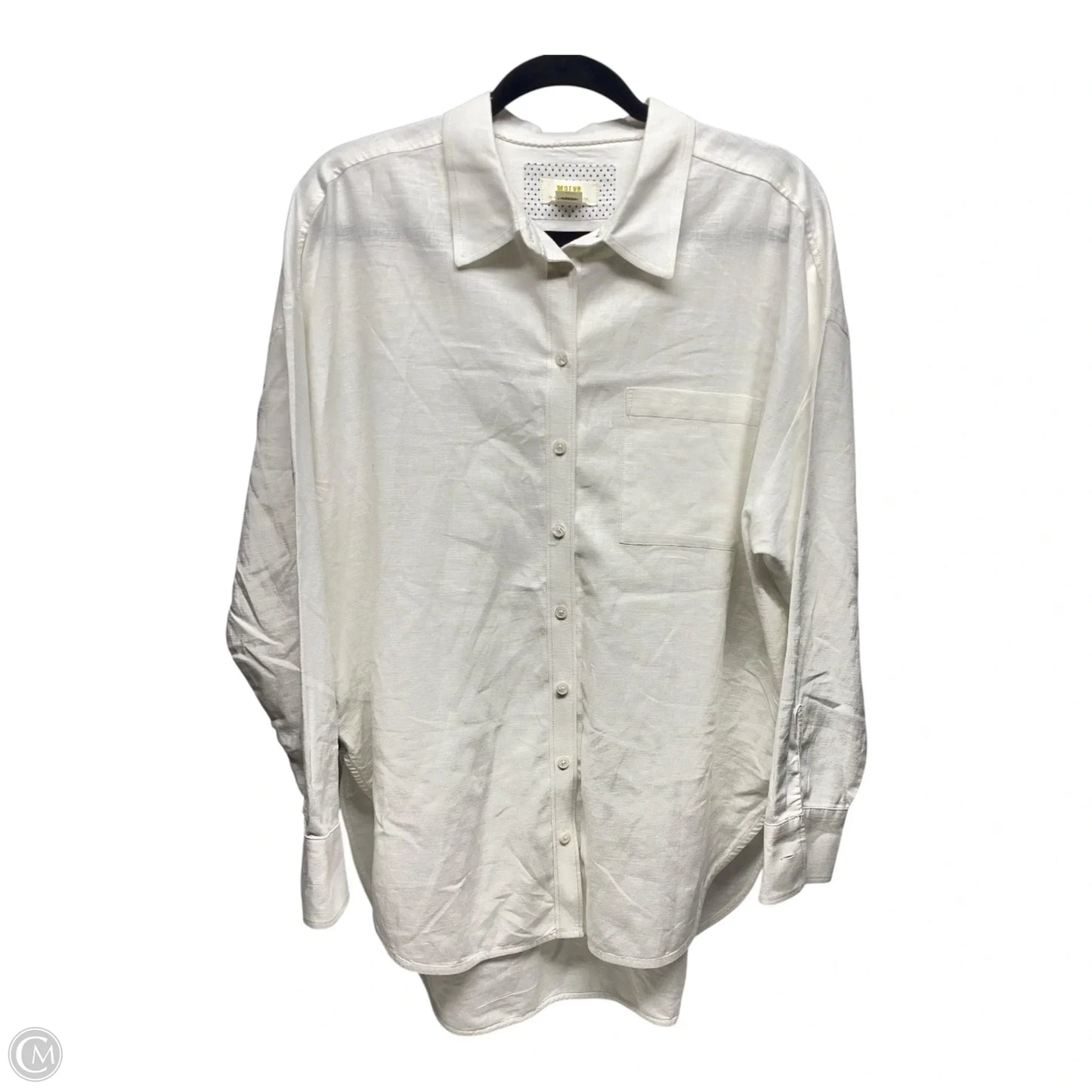 Tunic Long Sleeve By Maeve In White, Size: S