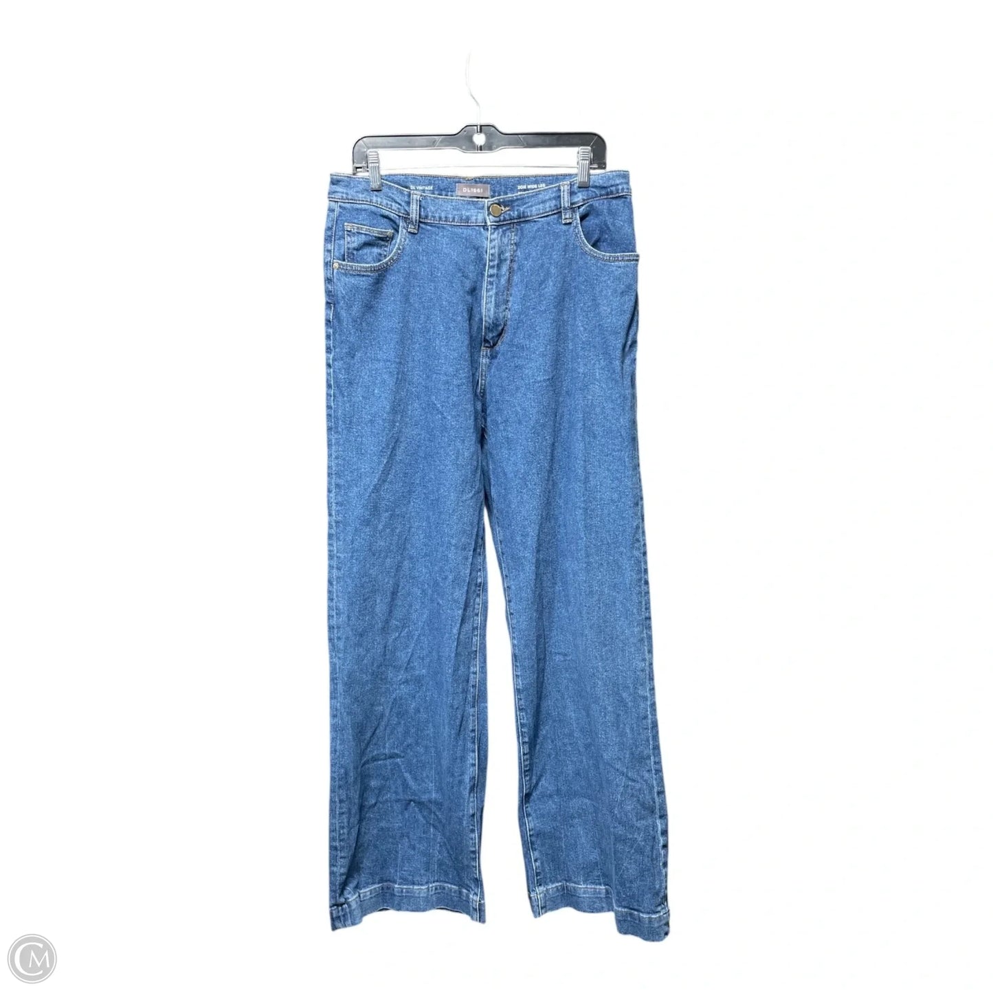 Jeans Wide Leg By Dl1961 In Blue Denim, Size: 12
