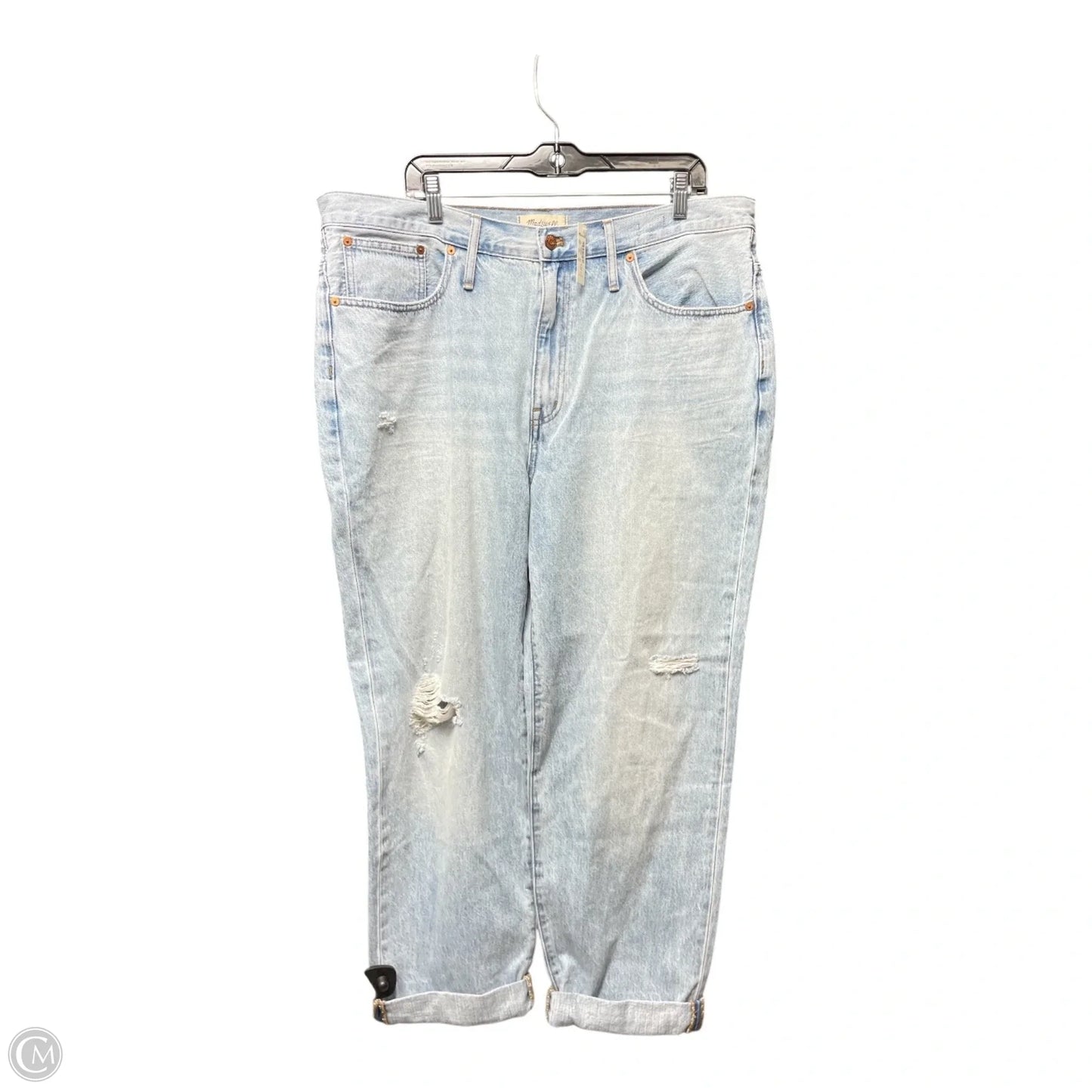 Jeans Boyfriend By Madewell In Blue Denim, Size: 16