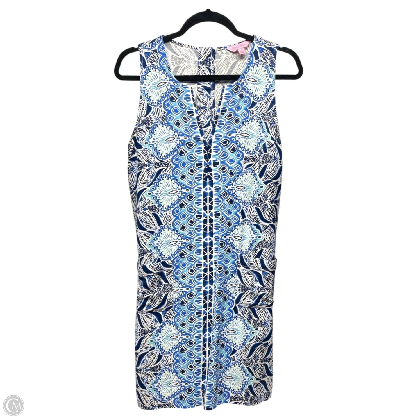 Dress Designer By Lilly Pulitzer In Blue & White, Size: 6