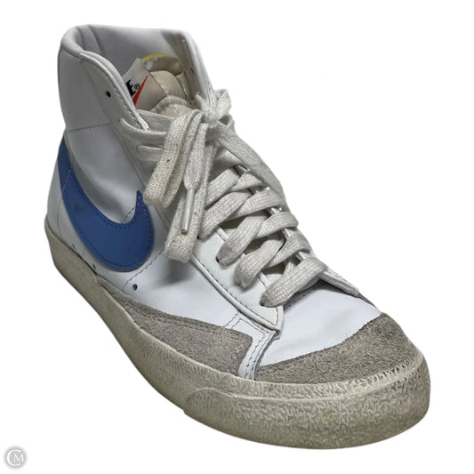Shoes Sneakers By Nike In Blue & White, Size: 6.5