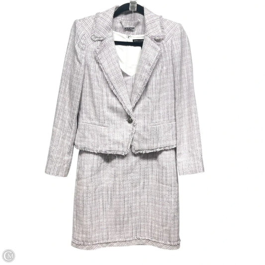 Dress Suit 2pc By White House Black Market In Purple & White, Size: 6