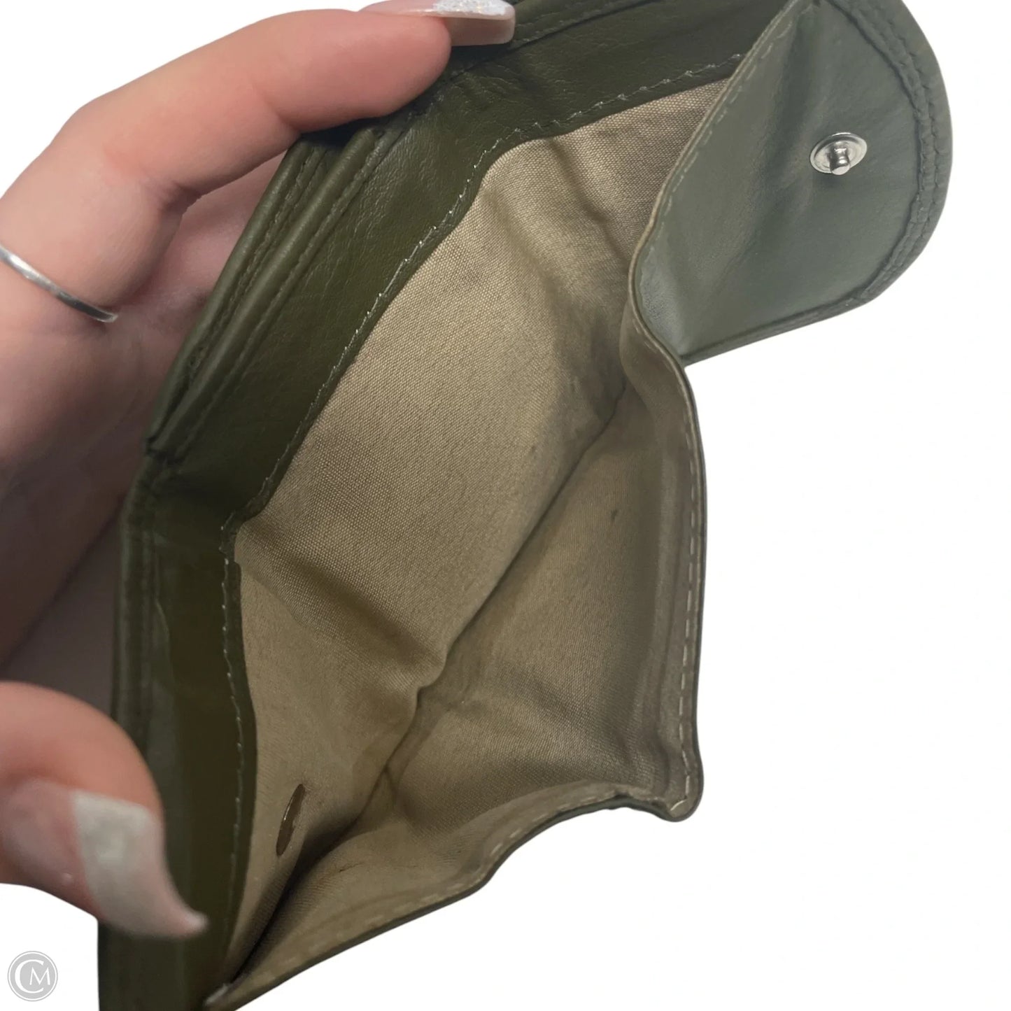 Wallet Leather By Clothes Mentor, Size: Small