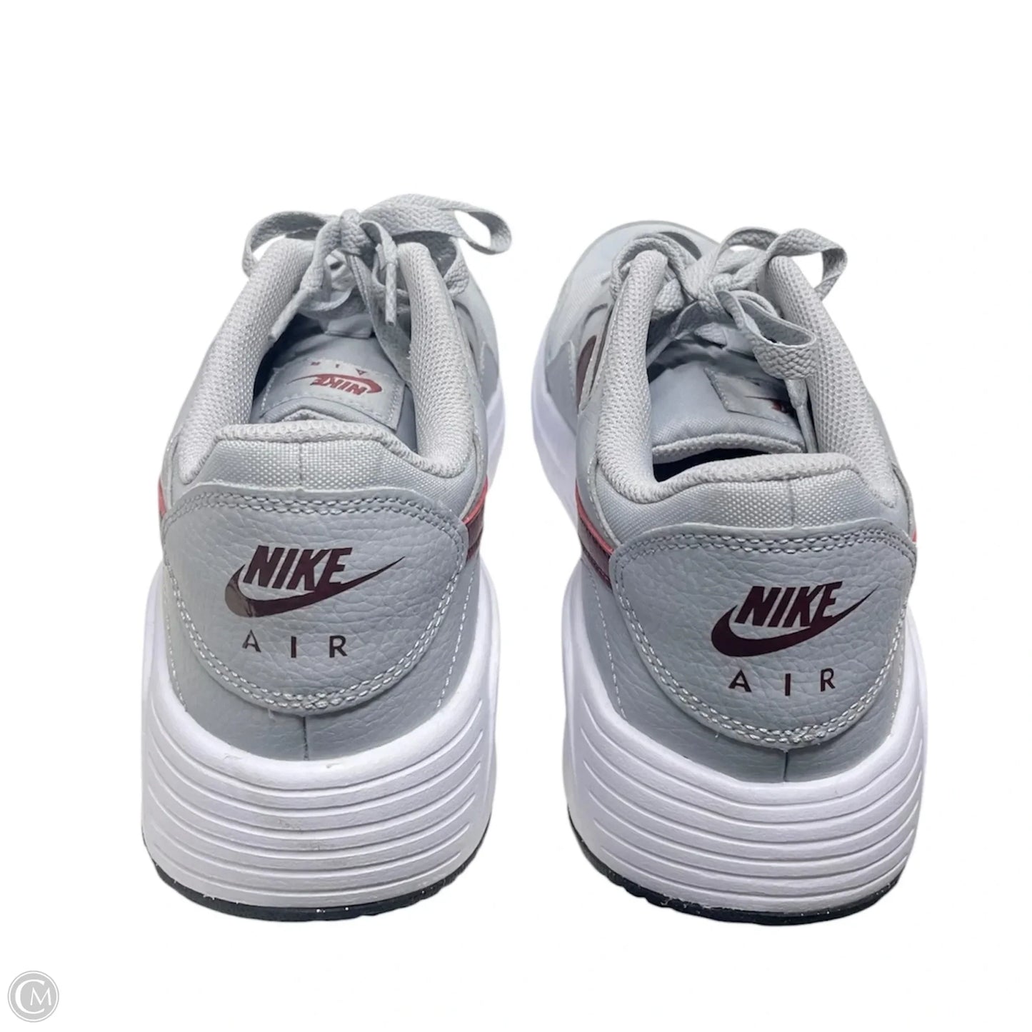 Shoes Sneakers By Nike In Grey & Red, Size: 10